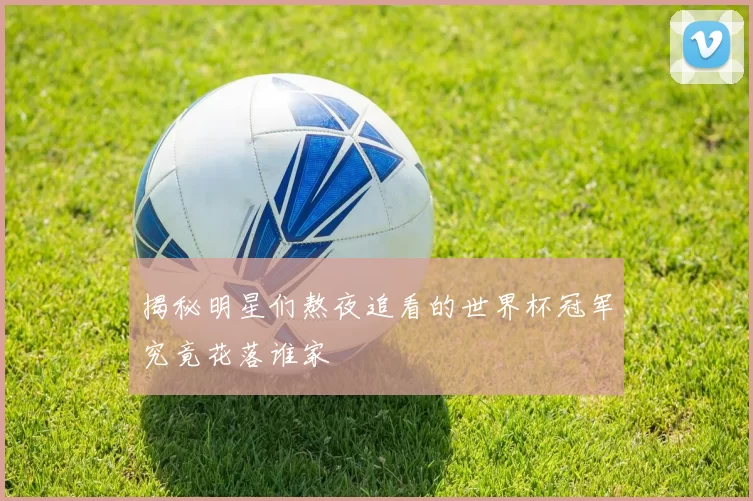 揭秘明星们熬夜追看的世界杯冠军究竟花落谁家