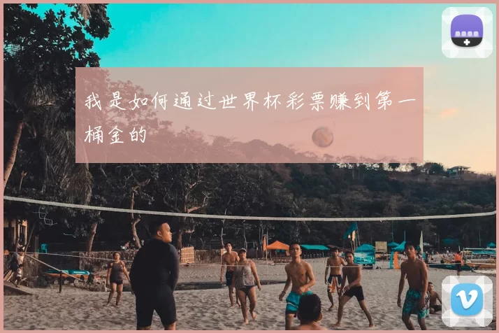 我是如何通过世界杯彩票赚到第一桶金的