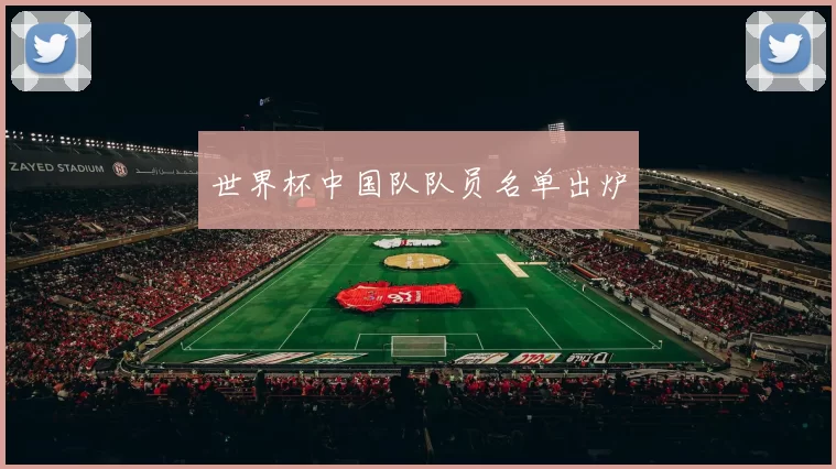 世界杯中国队队员名单出炉