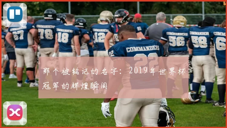 那个被铭记的名字:2019年世界杯冠军的辉煌瞬间